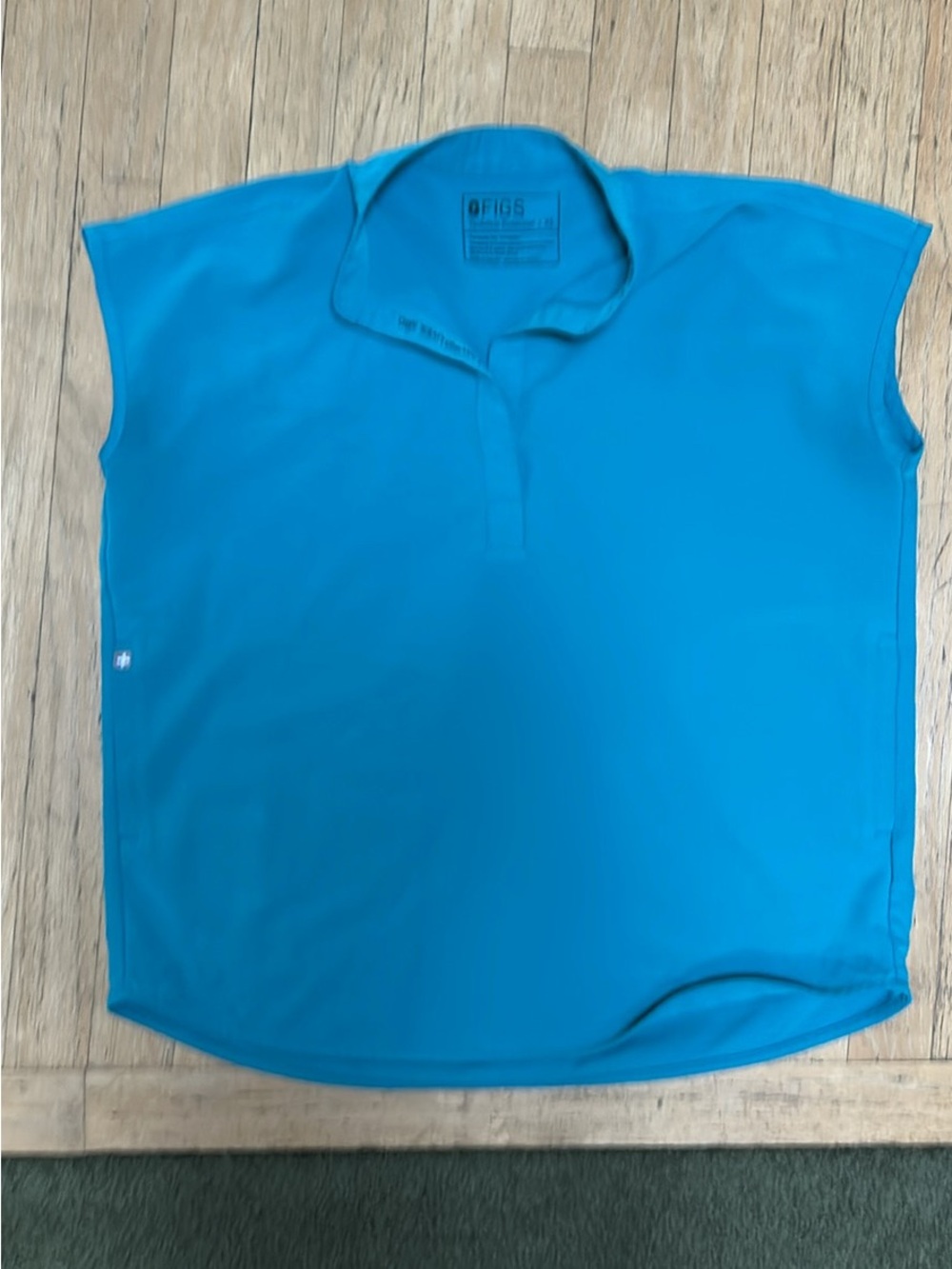 FIGS Rafaela oversized scrub Top in limited edition teal